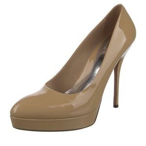 Gucci Nude Stiletto Heel Platform Pumps